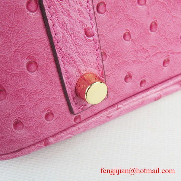 Hermes Birkin 35cm Ostrich Veins Handbag Light Peachblow 6089 Gold Hardware Hermes Birkin 35cm Ostrich Veins Handbag Light Peachblow 6089 Gold Hardware